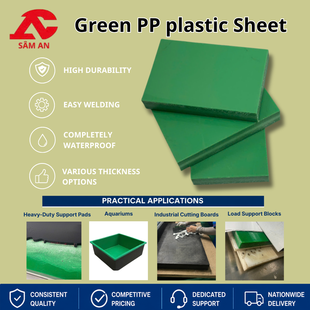 Green PP sheet